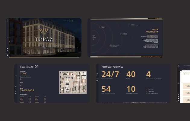 Сайт для Topaz Residences by TASIGO